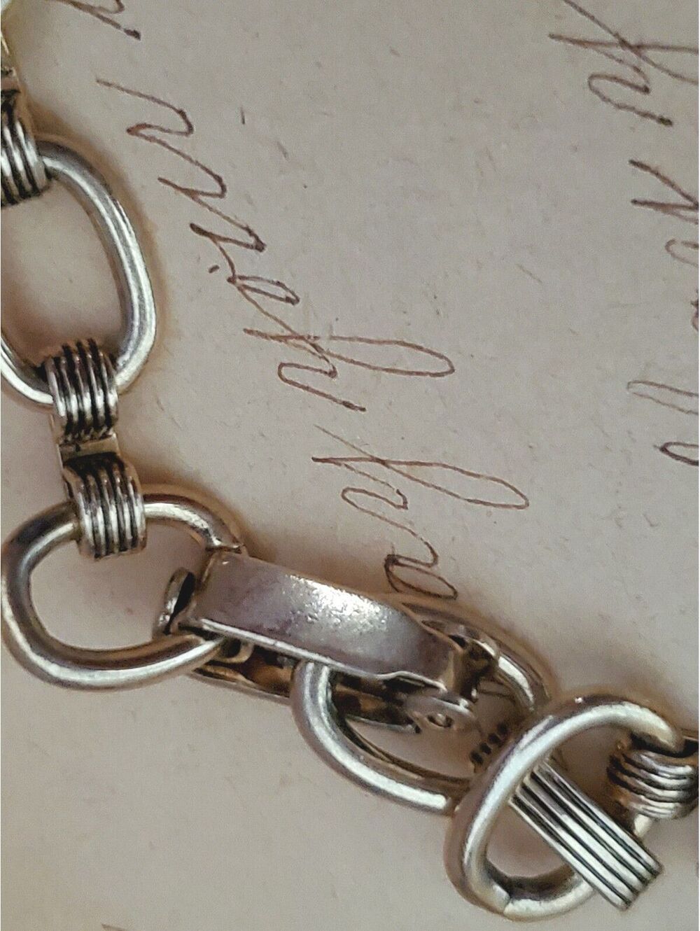 Vintage Silver-tone Western Charm Bracelet - Picture 5 of 6